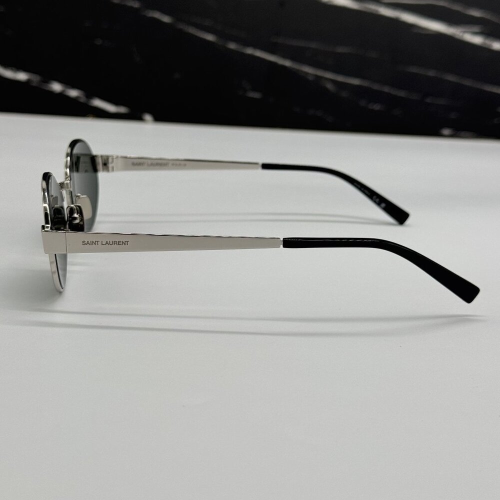NEW SAINT LAURENT SL692 OO2 SILVER UNISEX SUNGLASSES SAINT LAURENT SL 692 OO2 - Picture 6 of 11